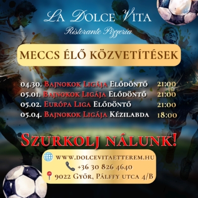 Mecss élő közvetítések