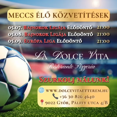 Mecss élő közvetítések